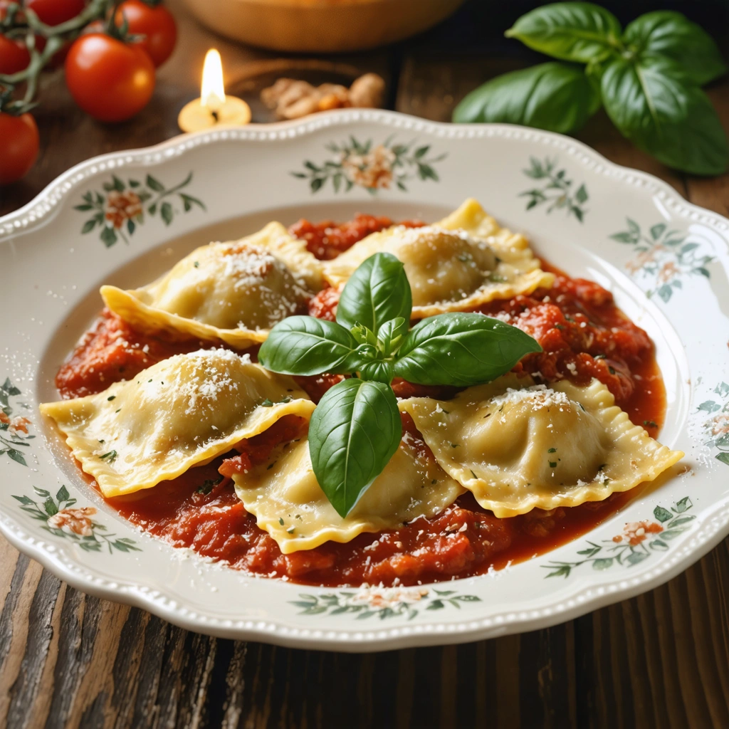 Punjeni Italijanski Ravioli: Ukusna Pica Pasta